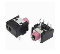 CZMDKEXM 10pcs PJ-306 PJ306 3.5mm 5Pin Connector with Nut Stereo Headphone Jack