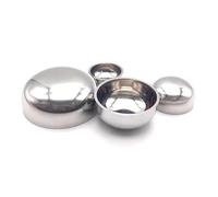 CZMDKEXM 1pc 304 Stainless Steel Welded End cap Fittings OD19mm Fit OD0.75inch