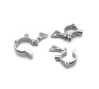 CZMDKEXM 1pc OD12.7mm 304 Stainless Steel Welding Pipe Holder Clamp Type Clips Support Tube Bracket