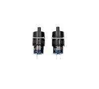 CZMDKEXM 5Pcs AS6-Y 16mm knob Round Switch Button Selection,3 Position 6-Pin 2NC2NO Self-Locking