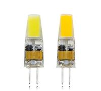 CZMDKEXM Low Voltage Lights 2pcs LED Bulb AC DC 12V G4 1505 COB Chip Light 360 Beam Angle Lights Replace 30W Halogen G4 LED Lamp Spotlight Household Bulbs (Color : OneColor, Size : AC DC 12V)