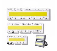 CZMDKEXM Pack of 4, DIY LED Cob Floodlight Lamp AC110V 30W/50W/70W/100W/150W Smart IC Matrix Chip Board Bulb Household Bulbs(110V Warm White,50W)