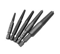 CZMDKEXM Screw Extractor Center Drill Bits Guide Set Broken Damaged Bolt Remover Hex Shank and Spanner Home Hand Tool