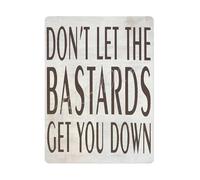 CZMDKEXM Vintage Resilience Quote Tin Sign Stay Strong Metal Wall Decor Rustic Inspirational Art for Home Office Study 8 X 12 in