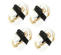 CZMYCBG Kit di Pulizia 4 Spazzole a Serpante per Armi - Compatibile con Calibri .17, .22, .223, .308, .30-06, .357, .45, 9mm - Pulitore da 12 Pollici(16GA Gauge)