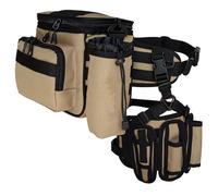 CZMYCBG Marsupio da Pesca e Caccia con Sistema MOLLE E Portaborraccia, Marsupio Tattico per Attrezzatura da Esterno, Esche, EDC - Borsa Multiuso in Nylon Resistente per Uomini e Donne(Brown)