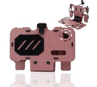 CZMYCBG Piastra di Montaggio per Torace Molle Aggiornata, Scheda di Navigazione Multifunzionale in Fibra di Carbonio - Supporto Portatile p Telefono Cellulare Tattico da Torace(Silver,Size-1)