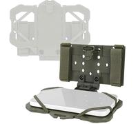 CZMYCBG Supporto Tattico per Telefono Molle, Pannello di Navigazione Multifunzione con Montaggio Sicuro sul Torace per Accessori Plate Carrier, Adatto a Smartphone da 4,7"-6,4"(Green)