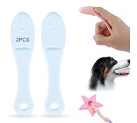 CZNBZIU 2 Stück Silikon Hundezahnbürste,Hundezahnbürste Für Kleine Hunde,Zahnbürste Hund,Hunde Zahnbürste,Fingerzahnbürste Hund,Katzenzahnbürste Für Katzen,Zahnbürste Katze,Für Kleine,Mittlere Und Gr