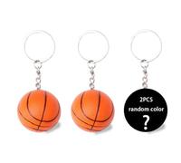 CZNBZIU Rugby Basketball Fußball Schlüsselanhänger Lustige Schlüsselband PU Taschenanhänger Auto Schlüsselring Anhänger Geschenk für Kinder Damen Herren