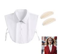 CZNBZIU Stücke Fälschung Kragen Abnehmbare Bluse Dickey Kragen Half Shirts False Kragen Für Damen Gefälligkeiten Größe