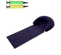 Cznlnzc Tappetino Gonfiabile da Spiaggia 160x70cm, Materassino Camping Flockato Impermeabile Ultra Leggero, Stuoia da Picnic con 2 Pompe a Mano per Viaggi Outdoor (C)