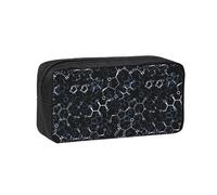 Czqdp Astuccio per matite semplice e spazioso in poliestere, astuccio per cosmetici, astuccio portatile con cerniera, simboli chimici di chimica