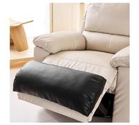 CZQGLYM Cuscini per gambe per dormire,Tissu en cuir PU,58 x 25 x 10 cm,Coussin multifonctionnel et réglable pour chaise longue,per letto,sedia,divano,supporto lombare (Black,2Pcs 25×58cm)