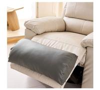 CZQGLYM Cuscini per gambe per dormire,Tissu en cuir PU,58 x 25 x 10 cm,Coussin multifonctionnel et réglable pour chaise longue,per letto,sedia,divano,supporto lombare (Grey,1Pcs 25×58cm)