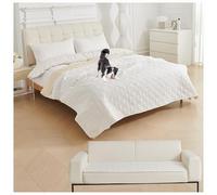 CZQGLYM Waterproof Dog Bed Covers for Couch Protection,Sofa Cover Mattress Protector Furniture Protector for Dog/Pet/Cat,Washable, Scratch-Proof,Couch and Bed (White,210 * 210cm(82"*82”))