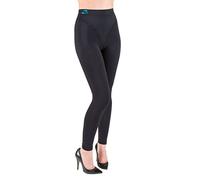CzSalus Offerta Limitata Pantaloncino Lungo Termico Leggings Snellente Anti-Cellulite Nero XS