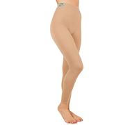 CzSalus Pantaloncino Lungo Leggero, Leggings Snellente a Compressione Alta per Lipedema Linfedema (L, Bone)
