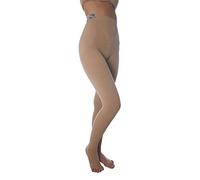 CzSalus Pantaloncino Lungo, Leggings Snellente a Compressione,18-21 mmHg Lipedema-Linfedema (Bone, M)