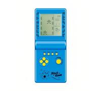 CZT Console di Gioco Cubo Grande Schermo 999 in 1 Gioco a Blocchi Console Portatile Retrò Giochi di Mattoni Puzzle Elettronici Portatili Regali Giocattolo per Bambini/studenti/fidanzati(Blu)