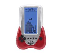 CZT Console di Gioco Mattone retrò Luce Posteriore Blu 23 Giochi Tank Battle Brick può collegare Cuffie Puzzle Gioco Tascabile Palmare Portatile Giocattoli per Bambini Regalo di Natale (Rosso)