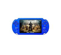 CZT Console per Videogiochi 4,3 pollici 8GB 2100 Giochi Retrò Gratuiti Console da gioco Portatile Simulatori multipli Uscita Video/Musica/TV I Giochi Possono Essere Salvati Regalo di Natale(blu)