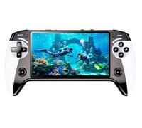 CZT Console per videogiochi da 5,5 pollici, due joystick, design simile a un controller, migliore esperienza palmare, 6200 giochi retrò MP4/musica/e-book, intrattenimento in interni ed esterni