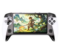 CZT Console per videogiochi da 5,5 pollici, due joystick, design simile a un controller, migliore esperienza palmare, 6200 giochi retrò MP4/musica/e-book, intrattenimento in interni ed esterni