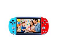 CZT Console retrò da 4,3 pollici, console da gioco portatile con 3000 giochi integrati, che supporta giochi MP3/MP4, console portatile per bambini, simulatore di arcade e regali per bambini (blu)