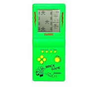 CZT nuova console di gioco in mattoni a grande schermo puzzle classico integrato 23 velocità/difficoltà di gioco regolabile alimentato da 2 batterie AA (non incluse) miglior regalo (Verde)