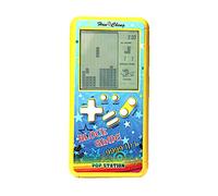 CZT Nuovo Colore Shell Grande Schermo Retro Mattone Console di Gioco Corpo Piccolo Grande Schermo 23 Giochi integrati alimentati da 2 batterie AA (Non Incluse) Viaggio all'aperto al Coperto (Giallo)