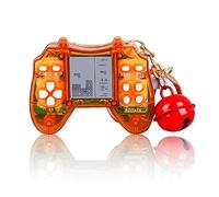 CZT nuovo mini portachiavi Console Brick con 26 decorazioni dello zaino di gioco built-in classico nostalgico e piacevole puzzle regali per bambini ragazza retrò console di gioco portatile (Giallo)