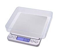 CZXKJ Bilancia da Cucina Portatile Bilance da Cucina Jewelry Case Pocket Scala precisa Digitale Elettronica del Peso di grammo Alimentari 500g 3kg Bilance da Cucina digitali in Grammi e Once