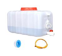 CZXMD Grande Serbatoio Acqua con Rubinetto, Portatile Bianco Tanica per Acqua Potabile, Plastica, Alimentare, Senza BPA, HDPE, per Campeggio, Roulotte, Camper, Emergenze e Giardino(Size:110L)