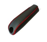 CZXZE Copri Freno a Mano per Mini Cooper 2-Door 2014-2025, Interni Auto Antiscivolo Resistenti all'Usura Accessorio,Black-Red