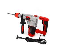 czyuRachel Martello Perforatore, 2200w Electric Demolition Hammer, Martello Perforatore Senza Fili Con 6 Tipi Di Trapani, Guanti E Cassetta degli Strumenti Per Forare, Fendere E Schiacciare