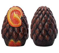 CZYY Dragon Egg Dice Jail - Set di 2 gabbie per dadi in resina, prigione di dadi e supporto per dadi cattivi, accessori unici, regalo per DND, gioco di ruolo da tavolo (uovo di drago)