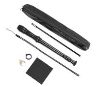 Czzmy Flauto dolce per bambini principianti soprano impugnatura tedesca, flauto a 8 fori per adulti (nero)