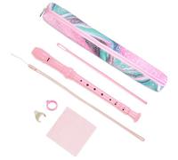 Czzmy Soprano Flauto Dolce Per Bambini Principianti, Flauti Dolci Soprano 8 Fori con Strumento di Pulizia, Regalo Per Bambini, Principianti(2-Spruzzi di Inchiostro Rosa e Verde