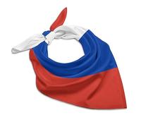 CZZYH Sciarpa per capelli quadrata leggera e liscia, bandana con bandiera russa per donne e uomini, Bandiera russa, 46 x 46cm