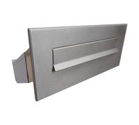 D-041 Cassetta postale passante a muro in acciaio inox (profondità: 23-38 cm) - LETTERBOX24.de
