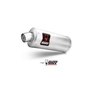 Sistema di scarico MIVV Dakar con EG-BE Acciaio inox / Acciaio inox nero
