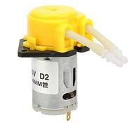 D - 2 pompe dosatrici peristaltiche per liquidi peristaltici da 2 x 4 mm, CC 24 V, micro pompa peristaltica per uso analitico di laboratorio, autoadescante con clip, testa per una facile sostituzione