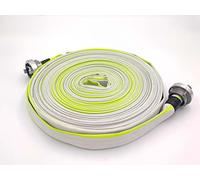 D-25 | 1 pollice | 30 metri di tubo industriale | tubo antincendio | tubo da costruzione | tubo piatto | tubo con giunto Storz