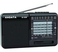 D-328 Radio Portatile Mini Ricaricabile Radio Multibanda Supporto TF Card MP3 Pl