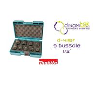 D-41517 KIT BUSSOLE 1/2" (8-10-13-16-17-18-19-21-24), 9PZ MAKITA