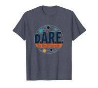 D.A.R.E. Essere Diverso - Arte Grafica ispiratrice Maglietta, Uomo, Pervinca, L