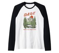 D.A.R.E. Program Nature is My Drug of Choice PSA Maglia con Maniche Raglan