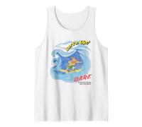 D.A.R.E. Surf's Up Daren The Lion Summer Vintage 90's Style Canotta
