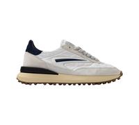 D.A.T.E. Sneakers Athleta in camoscio e Nylon Bianco e Blu Uomo M441ATNYWL Bianco 44